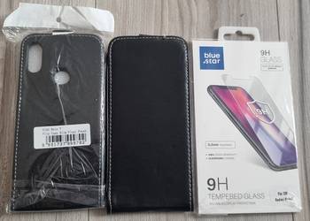 2 x NOWE Kabura Etui XIAOMI Redmi NOTE 7 Szkło Hartowane 9H Szybka Folia