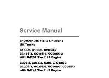 Daewoo G420E, G424E, G15S-2, G18S-2, G20SC-2, instrukcja Daewoo G420E, G424E, G15S-2, G18S-2, G20SC-2, instrukcja