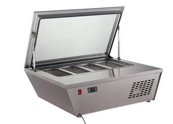 Nadstawka Mroźnicza Nastawna Do Lodów - 4 Kuwety 77l Rtd-77