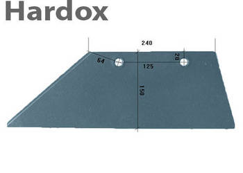 Lemiesz 300hektarów HARDOX 24103/L części do pługa NIEMEYER