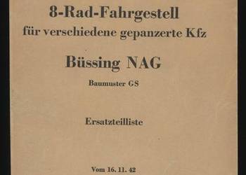 8-Rad-Fahrgestell für verschiedene gepanzerte Kfz, Büssing NAG