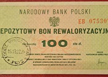 Depozytowy bon 100