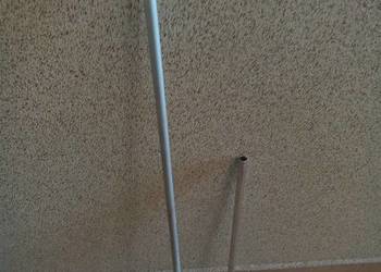 2 rurki metalowe jedna metr aluminiowa a druga 75cm metalowa