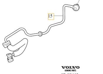 VOLVO S80 V70 XC70 przewod serwa podcisnienia OE 31274988