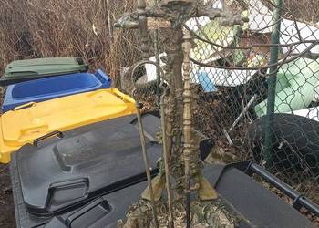 Stary stojak do kominka