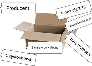 Karton  Wysyłka  600x380x160 5 Warstwowy  PROMOCJA CZĘSTOCHOWA Poczesna