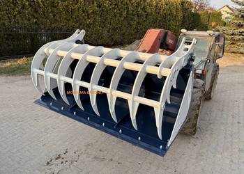 Łyżko-krokodyl łyżka szufla z dociskiem FK MACHINERY MAXI TELESKOP -956 kg.