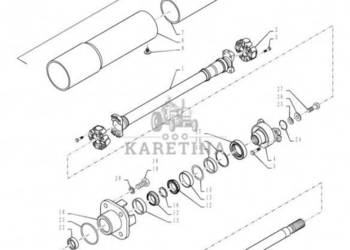 New Holland T6090 T6070 Wałek napędowy 87699644