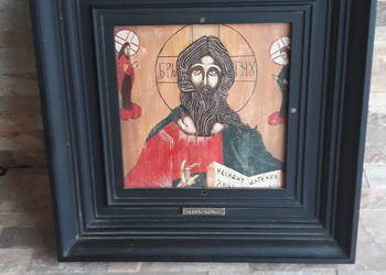 Obraz Ikona Nowogrodzka prorok Dawid rok 1978