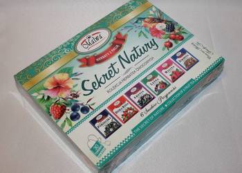 Malwa herbata owocowa zestaw na prezent 6 smaków 30t. sekret natury