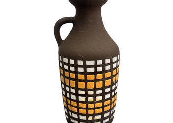 Ceramiczny wazon z uchem, Strehla Keramik, Niemcy, lata 70.