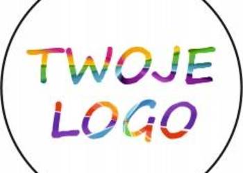 Okrągłe naklejki wlepki z Twoim logo 100 szt 30 mm
