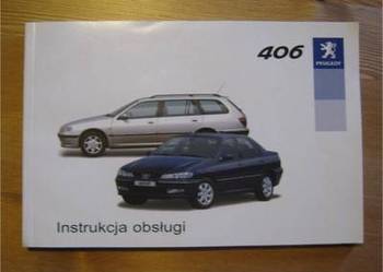 INSTRUKCJA OBSŁUGI  PEUGOET  406 -  Oryginalna fabryczna