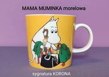 Muminki KUBEK Moomin Arabia Finland - MAMA MUMINKA morelowa - Korona