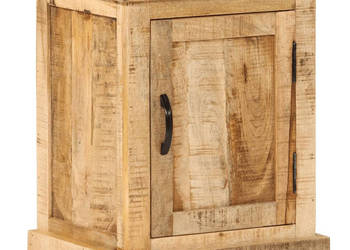 Szafka nocna 40x35x50 cm lite drewno mango WM-372717