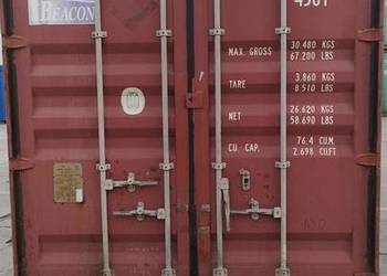 Kontener morski - 12 metrowy, 40 HC - sprzedam- Iława