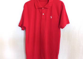 Koszulka męska POLO r. M czerwona Ralph Lauren bawełna