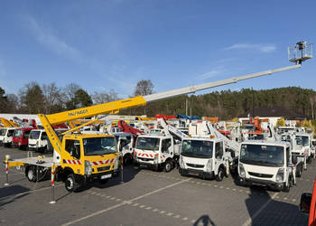 Nissan Cabstar Zwyżka Podnośnik Koszowy PALFINGER P260 B UDT + Pilot Wysok…
