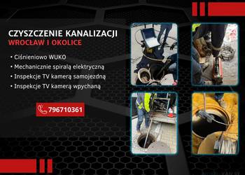 Czyszczenie kanalizacji WUKO,inspekcje TV, Wrocław i okolice