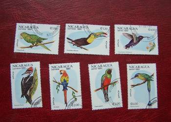 Nikaragua 1981 CTO Mi.  2217/23 Fauna Ptaki  a