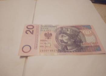 Banknot 20 zł ZA 0014627