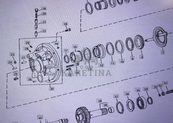 John Deere R77282/wał/John Deere 4555/4755/4955 Nr części R77282 Pasuje do…