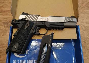 COLT 1911 Dual Tone — replika airsoft CO2, full-metal, magazyn + 1x 12g