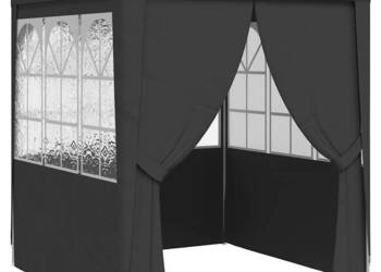 vidaXL Namiot imprezowy ze ściankami, 2x2 m, antracyt(SKU:48531)