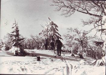 Kartka  pozdr. z  Klimczoka  kas 1959