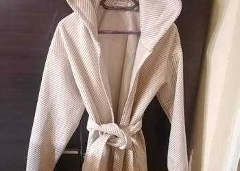 Płaszcz z paskiem bez podszewki