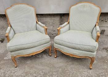 *Fotele ludwikowskie, 2 szt, elegancki komplet, drewno* transport