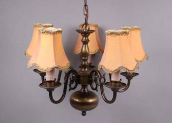 Żyrandol mosiężny z 5 żarówkami nr 1235 Fiaf Żyrandol mosiężny z 5 żarówkami nr 1235 Fiaf