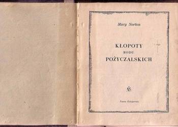 (0355) KŁOPOTY RODU POŻYCZALSKICH – MARY NORTON
