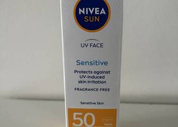 Nivea Sun Sensitive Krem ochronny do twarzy dla skóry wrażliwej SPF 50