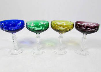 Komplet kieliszków, Huta Józefina, Polska, lata 30. Komplet kieliszków, Huta Józefina, Polska, lata 30.