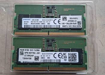 DDR5 16GB SODIMM 5600MHz Samsung (2x8GB) Pamięci Ram do Laptopa, NUCa