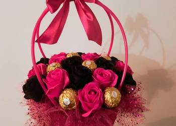 Flowerbox róże mydlane