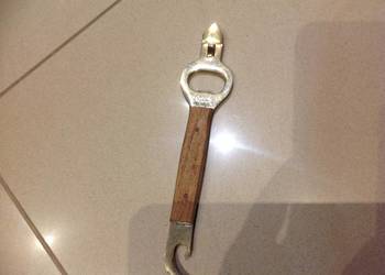 Zabytkowy Pozłacany Otwieracz do Butelek Piwa GOLD PLATED Sygnowany