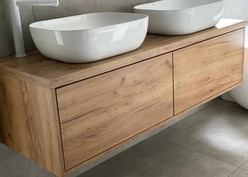 Szafka pod umywalkę 140 cm  - meble łazienkowe Piotrków Trybunalski
