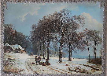 Obraz na płótnie i desce - Zima