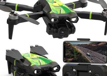 Dron  M18 Brushless Motor Drone 4K czarno-zielony