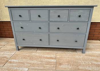 Komoda drewniana Ikea Hemnes szuflady duża szafka bieliźniarka