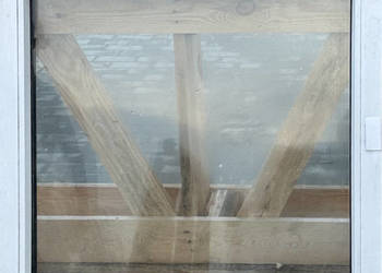 OKNA KacprzaK Witryna 76X69 FIX Używany PCV Plastikowy