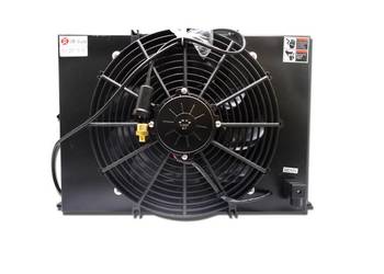 CHŁODNICA OLEJU HYDRAULICZNEGO 200 l/min DC 12V [3557]