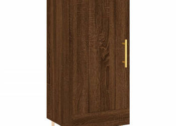 Szafka brązowy dąb 345x34x90 cm materiał drewnopochodny WM-830435