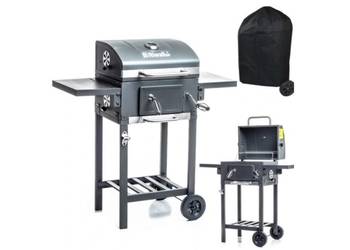 GRILL OGRODOWY WĘGLOWY KORBA POKRYWA POPIELNIK