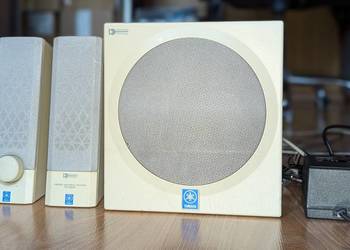 Yamaha YST-MS201 – kultowy zestaw głośników 2.1, oryginał, super dźwięk!