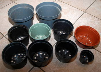 10 szt. doniczka doniczki produkcyjne do rozsady śr.10, 16, 21cm