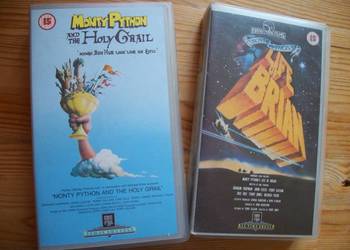 2 kasety VHS z filmami "Monty Pyton"