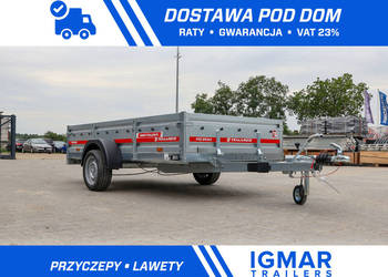 Przyczepka TEMARED PRO BRAKE 3015 DMC 1500 kg solidna wzmocniona hamowana